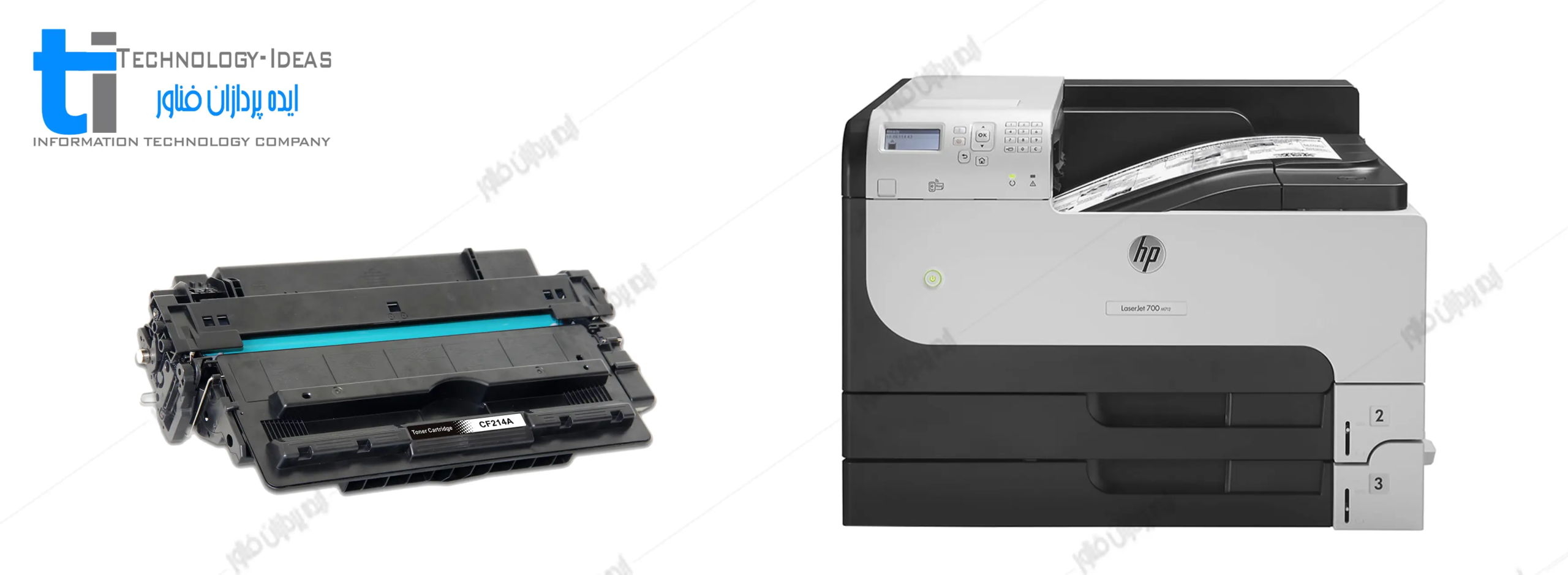 تعمیر پرینتر اچ پی HP LaserJet Enterprise 700 printer M712dn